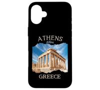 Recuerdo griego de la Acrópolis y el Partenón Atenas Grecia Carcasa para iPhone 16 Plus