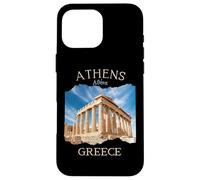 Recuerdo griego de la Acrópolis y el Partenón Atenas Grecia Carcasa para iPhone 16 Pro Max