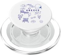Recuerdo Griego niños Iconos Famosos de Grecia Niños Niñas PopSockets PopGrip para MagSafe