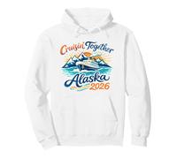 Recuerdo grupal de Cruising Together Alaska 2026 Matching Sudadera con Capucha