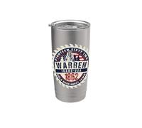Recuerdo histórico de la ciudad fantasma de la fiebre del oro de Warren, Idaho Vaso térmico de acero inoxidable de doble pared
