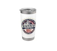 Recuerdo histórico de la ciudad fantasma de la fiebre del oro de Warren, Idaho Vaso térmico de acero inoxidable de doble pared