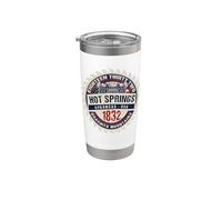Recuerdo histórico de las montañas de Ouachita de Arkansas Hot Springs Vaso térmico de acero inoxidable de doble pared
