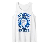 Recuerdo histórico del Emblema de la Moneda de Atenas Grecia Antigua Camiseta sin Mangas