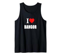 Recuerdo I Love Bangor. Nacido y Criado Camiseta sin Mangas