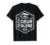 Recuerdo icónico de Ballena de montaña de Coeur d'Alene, Idaho Camiseta