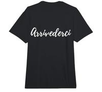 Recuerdo Italiano Arrivederci Funny Say Goodbye Back Design Comfort Colors Adult Heavyweight T-Shirt