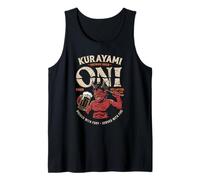 Recuerdo japonés Devil Oni Lantern Ale Japanese Demon Beer Camiseta sin Mangas