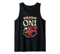 Recuerdo japonés Devil Oni Lantern Ale Japanese Demon Beer Camiseta sin Mangas