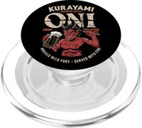 Recuerdo japonés Devil Oni Lantern Ale Japanese Demon Beer PopSockets PopGrip para MagSafe
