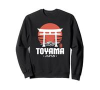 Recuerdo japonés Kanji de Toyama Japón Torii Gate Sudadera