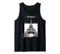 Recuerdo Minimalista de Viaje de la Torre Eiffel de París Camiseta sin Mangas