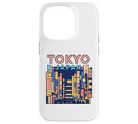 Recuerdo minimalista de viaje nocturno con luces de ciudad de Tokio Japón Carcasa para iPhone 14 Pro