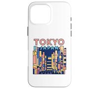 Recuerdo minimalista de viaje nocturno con luces de ciudad de Tokio Japón Carcasa para iPhone 16 Pro Max
