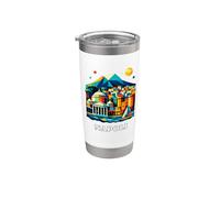 Recuerdo Napoli Italia Vaso térmico de acero inoxidable de doble pared