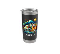 Recuerdo Napoli Italia Vaso térmico de acero inoxidable de doble pared
