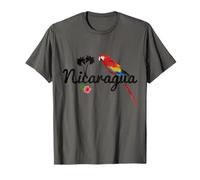 Recuerdo nicaragüense del orgullo vintage del guacamayo del loro de Nicaragua Camiseta