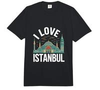 Recuerdo para entusiastas de los Viajes I Love Istanbul Comfort Colors Adult Heavyweight T-Shirt