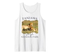 Recuerdo para niños del Parque Nacional del Serengeti de los Leones en Tanzania Camiseta sin Mangas