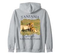 Recuerdo para niños del Parque Nacional del Serengeti de los Leones en Tanzania Sudadera con Capucha