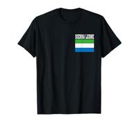 Recuerdo patriótico de Las raíces Nacionales de la Bandera de Sierra Leona Camiseta