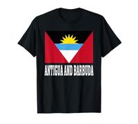 Recuerdo patriótico de raíces Nacionales de la Bandera de Antigua y Barbuda Camiseta