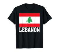 Recuerdo patriótico de raíces Nacionales de la Bandera del Líbano Camiseta