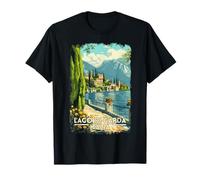 Recuerdo Retro de Italia del Lago de Garda Camiseta