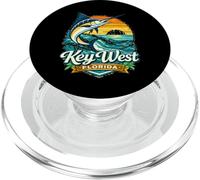 Recuerdo Retro de Key West Florida Marlin Fishing Florida Keys PopSockets PopGrip para MagSafe