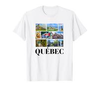 Recuerdo Retro de Quebec de Canadá/Quebec Camiseta