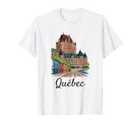 Recuerdo Retro de Quebec de Canadá/Quebec Camiseta