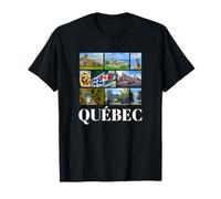 Recuerdo Retro de Quebec de Canadá/Quebec Camiseta