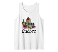 Recuerdo Retro de Quebec de Canadá/Quebec Camiseta sin Mangas