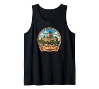 Recuerdo Retro de Quebec de Canadá/Quebec Camiseta sin Mangas