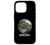 Recuerdo Retro de Quebec de Canadá/Quebec Carcasa para iPhone 16 Pro
