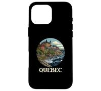 Recuerdo Retro de Quebec de Canadá/Quebec Carcasa para iPhone 16 Pro MAX