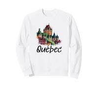Recuerdo Retro de Quebec de Canadá/Quebec Sudadera