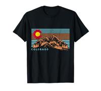 Recuerdo Retro Vintage de Colorado Rocky Mountains Pride Camiseta
