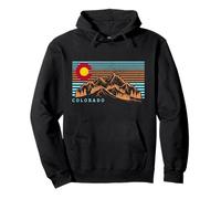 Recuerdo Retro Vintage de Colorado Rocky Mountains Pride Sudadera con Capucha