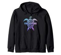 Recuerdo tribal de tortuga marina de Florida de Fort Myers Beach Sudadera con Capucha