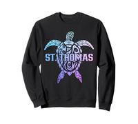 Recuerdo tribal de tortugas marinas de San Tomás USVI Sudadera