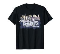 Recuerdo Vintage con Texto en inglés I'D Rather Be In Paris Camiseta