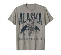 Recuerdo Vintage de águila Calva de Alaska The Last Frontier Camiseta