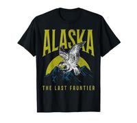 Recuerdo Vintage de águila Calva de Alaska The Last Frontier Camiseta