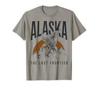 Recuerdo Vintage de águila Calva de Alaska The Last Frontier Camiseta