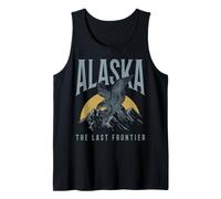 Recuerdo Vintage de águila Calva de Alaska The Last Frontier Camiseta sin Mangas
