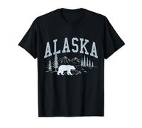 Recuerdo Vintage de Alaska The Last Frontier Camiseta