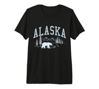 Recuerdo Vintage de Alaska The Last Frontier Camiseta Premium