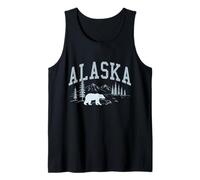 Recuerdo Vintage de Alaska The Last Frontier Camiseta sin Mangas