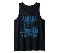 Recuerdo Vintage de Alaska The Last Frontier Camiseta sin Mangas
